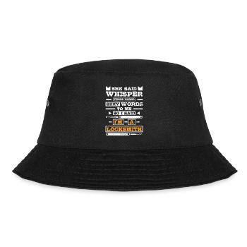 Three sexy words I'm a locksmith - Bucket Hat - black - Front - Lela (165cm)