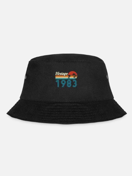 Vintage 1983 Vintage Anniversaire Rétro Vintage - Bob - noir