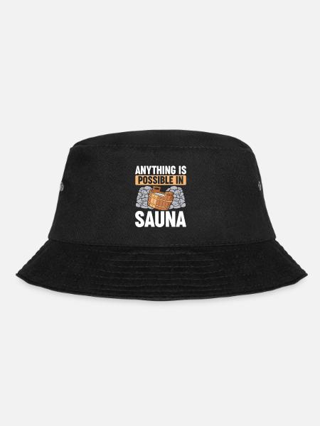 In Der Sauna Ist Alles Möglich - Bucket Hat - Schwarz
