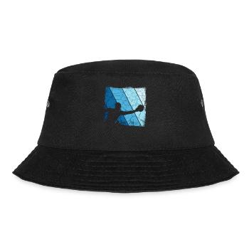 Retro Wasserball Vintage Wassersport - Bucket Hat - Schwarz - Vorne - Lela (165cm)