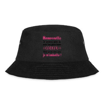 Mamounette ton plus beau cadeau original fête noël - Bob - noir - Devant - Lela (165cm)