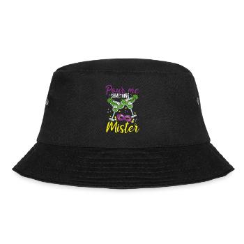 Gießen Sie Mir Etwas Ein, Mister - Bucket Hat - Schwarz - Vorne - Lela (165cm)