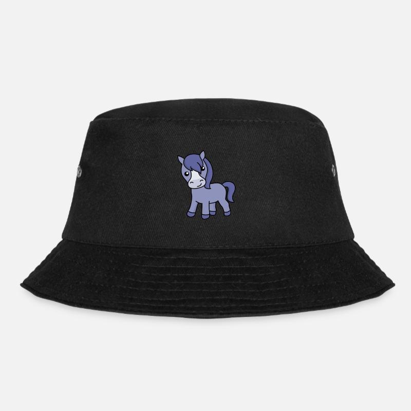 Cheval Comic Animal - Bob - noir