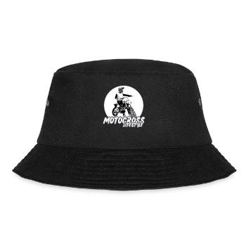 Motocross/enduro/freestyle mx/dirt bike retro - Bucket Hat - black - Front - Lela (165cm)