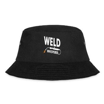Weld Whisperer Welding Design - Bucket Hat - black - Front - Lela (165cm)