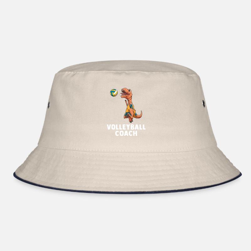Volleyballtrainer T-Rex - Lustige T-Rex Bucket Hat