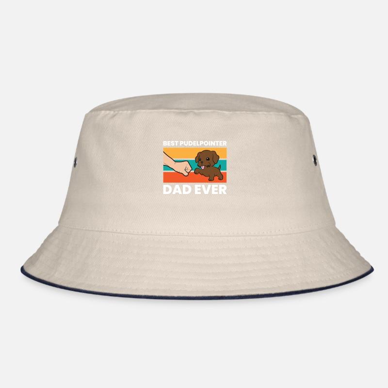 Best Pudelpointer Dad Ever Bucket Hat