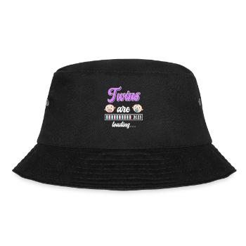 Twin Mom Twins loading Young Girls Mom - Bucket Hat - black - Front - Lela (165cm)