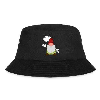 Grummelzwerg Chuck - Bucket Hat - Schwarz - Vorne - Lela (165cm)