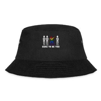 Dabbing Mumie LGBTQ Schwul Lesbisch Trans Pride - Bucket Hat - Schwarz - Vorne - Lela (165cm)