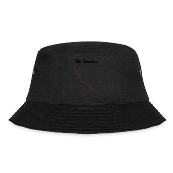 The "Investor" Lustig - Bucket Hat - black - Front - Lela (165cm)