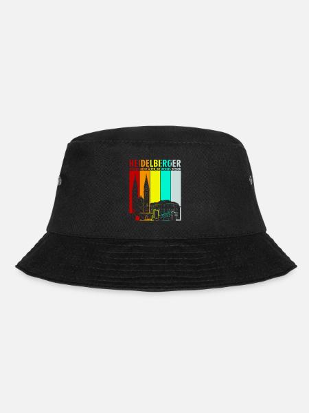 Heidelberg Kirche Heidelberger - Bucket Hat - Schwarz