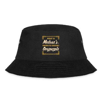 Antike Griechische Mythologie Fabelwesen Schlange - Bucket Hat - Schwarz - Vorne - Lela (165cm)
