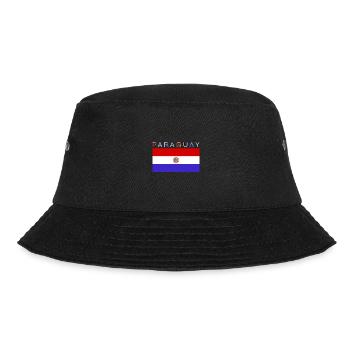 Paraguay Flagge - Bucket Hat - Schwarz - Vorne - Lela (165cm)
