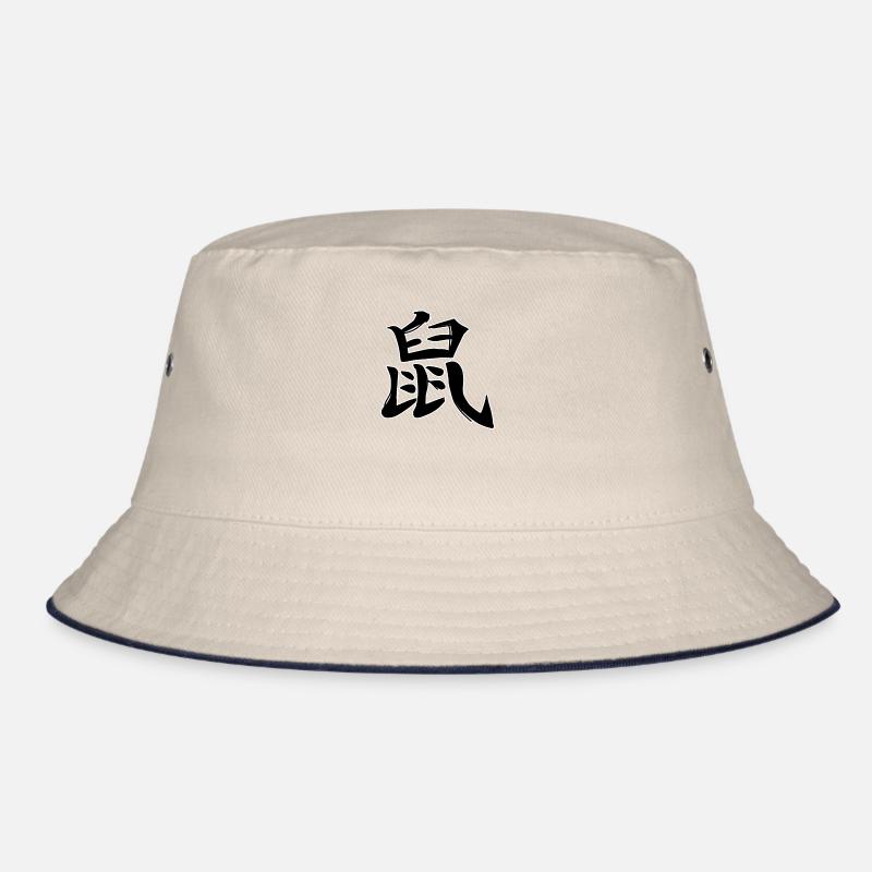 Ratte Chinesisches Sternzeichen Bucket Hat