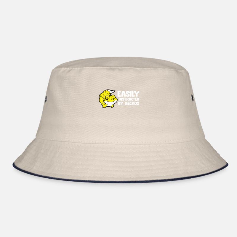 Gecko Lover Easily Distracted By Geckos Bucket Hat