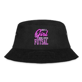 Juste une fille qui aime le futsal joueur de futsal génial - Bob - noir - Devant - Lela (165cm)