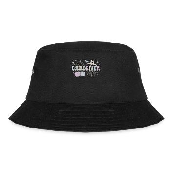 Caregiver Halloween Caregiving Gifts Caregivers - Bucket Hat - black - Front - Lela (165cm)