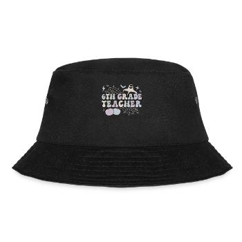 6th Grade Teacher Halloween Sixth Grade Crew - Bucket Hat - black - Front - Lela (165cm)