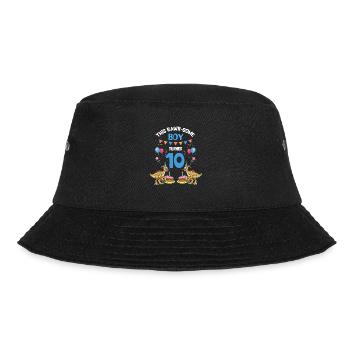Parasaurolophus Kids Design Birthday - Bucket Hat - black - Front - Lela (165cm)