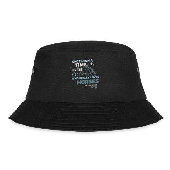 ich liebe Pferde - Bucket Hat - Schwarz - Vorne - Lela (165cm)