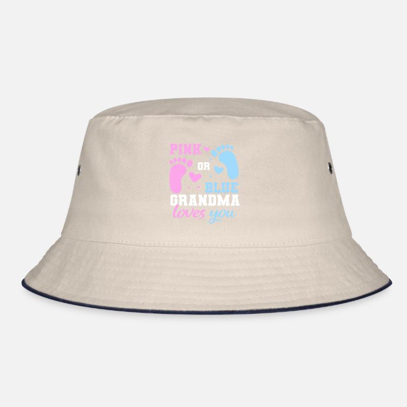 Rosa Oder Blaue Oma Liebt Dich Vater Geschlecht Bucket Hat