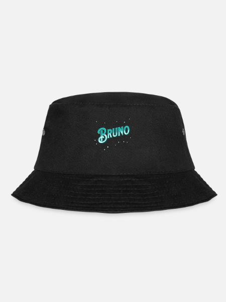 Bruno Namen personalisiert - Bucket Hat - Schwarz