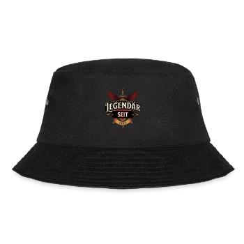 Geburtstag Legendär Seit 1957 Geschenk - Bucket Hat - Schwarz - Vorne - Lela (165cm)