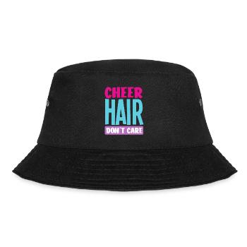 Lustiges Cheerleader Cheerleading Geschenk - Bucket Hat - Schwarz - Vorne - Lela (165cm)