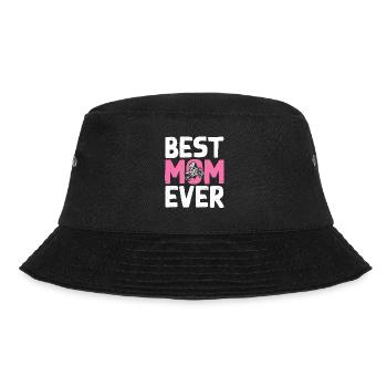 Dirt Bike Biker Beste Mutter Aller Zeiten - Bucket Hat - Schwarz - Vorne - Lela (165cm)