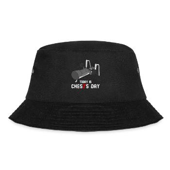 Bodybuilder Chess Fitness Strongman - Bucket Hat - black - Front - Lela (165cm)