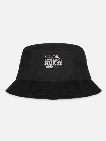 Research Nurse Clinical Research Nursing Halloween - Bucket Hat - Schwarz