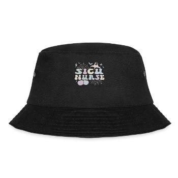 SICU Nurse Surgical Intensive Care Unit Halloween - Bucket Hat - black - Front - Lela (165cm)