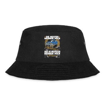 Kfz Mechatroniker Papa Vater Auto Schrauber - Bucket Hat - Schwarz - Vorne - Lela (165cm)