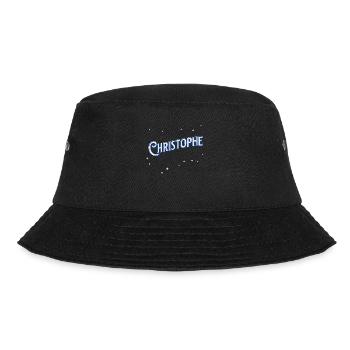 Christophe name personalized - Bucket Hat - black - Front - Lela (165cm)