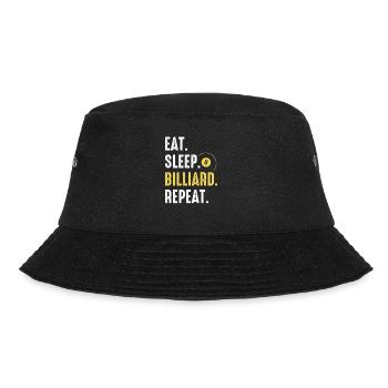 Billard Poolbillard - Bucket Hat - Schwarz - Vorne - Lela (165cm)