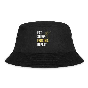 Fencing fencers - Bucket Hat - black - Front - Lela (165cm)
