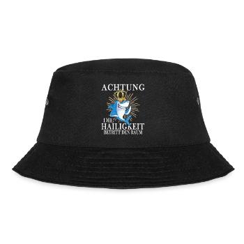 Hai Meeresbiologie Aquarianer betritt den Raum - Bucket Hat - Schwarz - Vorne - Lela (165cm)
