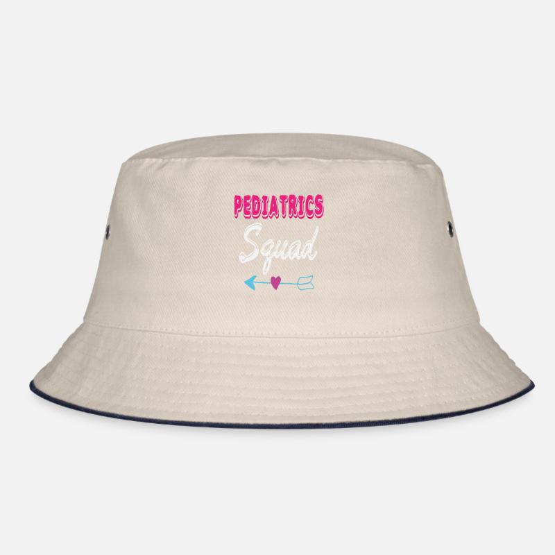 Pädiatrie Squad Krankenschwester Krankenschwester Schutz Unterstützung Bucket Hat