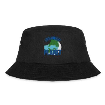 Save The Planet Earth Protection Support - Bucket Hat - Schwarz - Vorne - Lela (165cm)