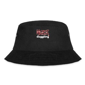 I Love Juggling Girls Juggling - Bucket Hat - black - Front - Lela (165cm)