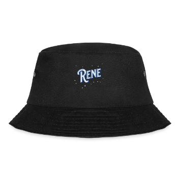 Rene Namen personalisiert - Bucket Hat - Schwarz - Vorne - Lela (165cm)