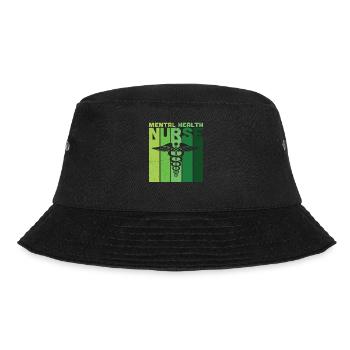 Mental Health Nurse - Bucket Hat - black - Front - Lela (165cm)