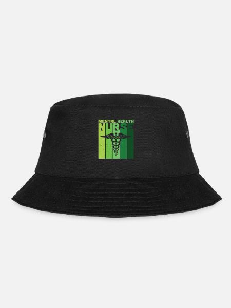 Krankenschwester für psychische Gesundheit - Bucket Hat - Schwarz