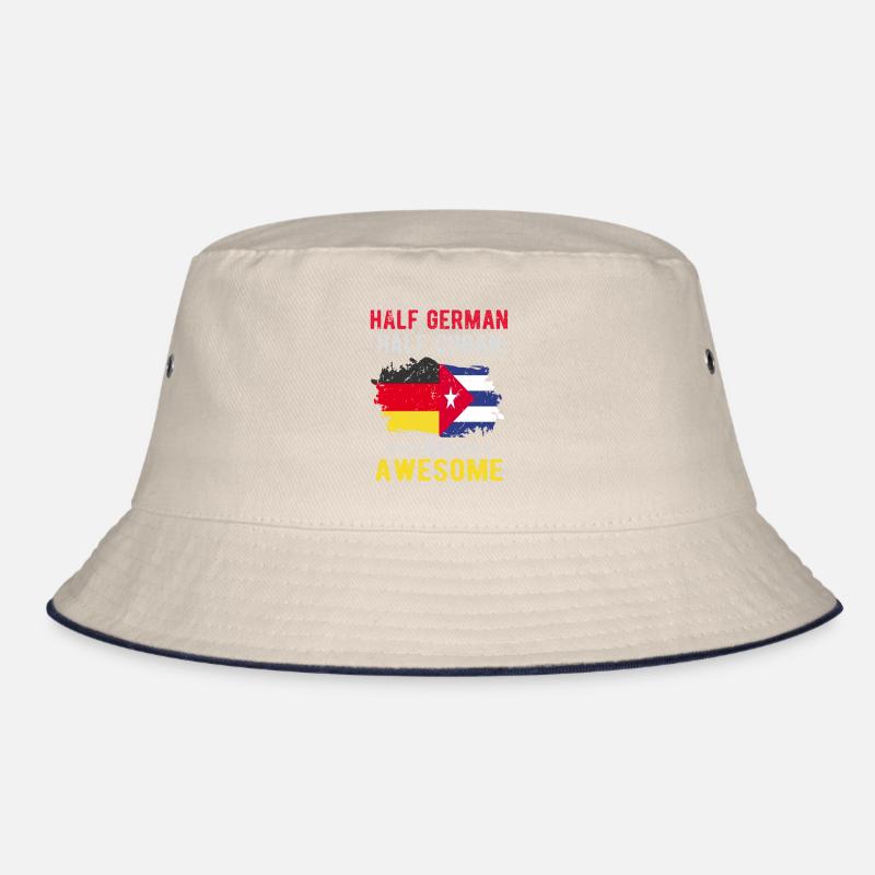 Halb Deutsch Halb Kubaner Bucket Hat