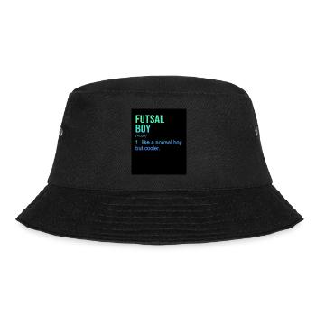 Futsal Boy Like A Normal Boy But Cooler Indoor Soc - Bucket Hat - Schwarz - Vorne - Lela (165cm)