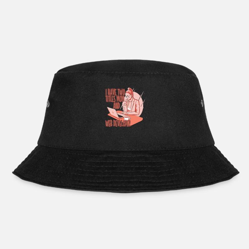 Web Developer Web Developer Web Developer - Bucket Hat - black
