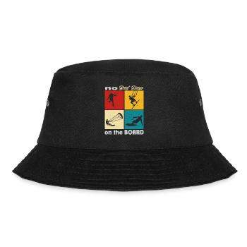 No bad days on the Board. Lifestyle Vintage - Bucket Hat - black - Front - Lela (165cm)