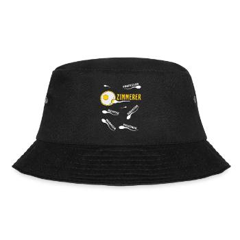 ZIMMERER - Bucket Hat - Schwarz - Vorne - Lela (165cm)