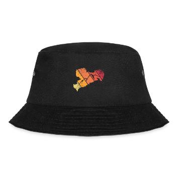 Erzgebirge Heimatliebe - Bucket Hat - Schwarz - Vorne - Lela (165cm)